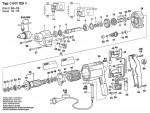 Bosch 0 601 125 042 Drill 240 V / GB Spare Parts